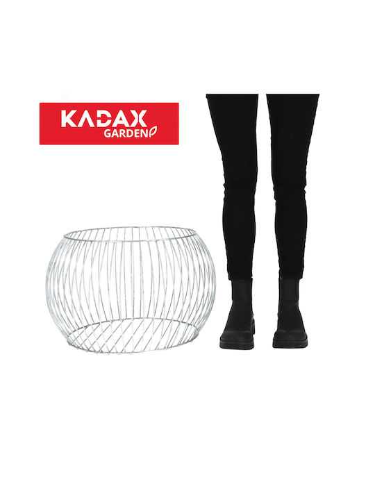 Kadax Übertopf Metall Gray