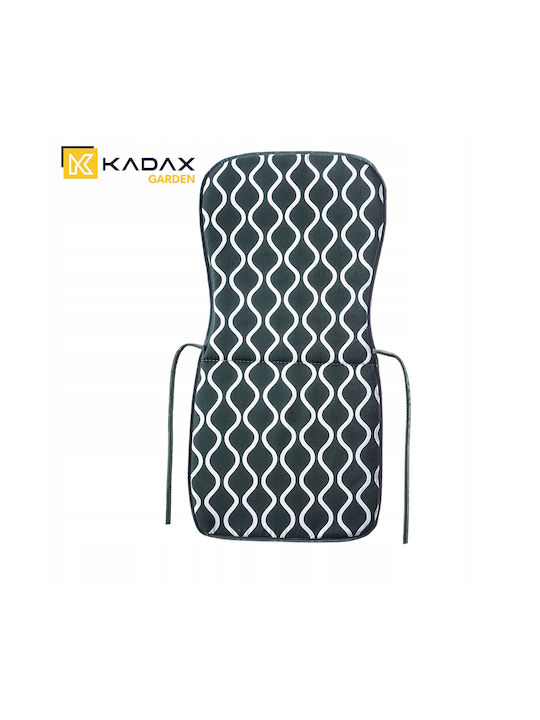 Kadax Garden Chair Cushion with Backrest Green 37x75cm