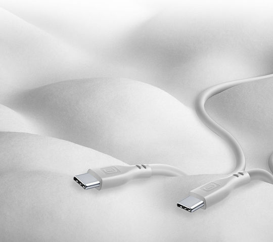 Cellular Line Regular USB 2.0 Cablu USB-C bărbătesc - USB-C Gri 1.2m (USBDATASOFTC2CD)