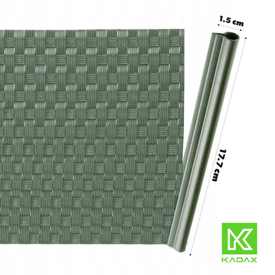 Kadax Post-Unterstützung für Gartenzaun 2Stück Green