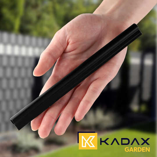 Kadax Post-Unterstützung für Gartenzaun 6Stück Black