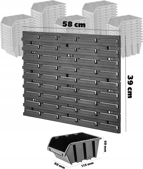 Kadax Werkzeugkoffer-Organizer B58xT39cm