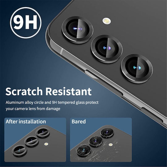 Camera Protection Tempered Glass Green for the Samsung Galaxy A15 4G / 5G
