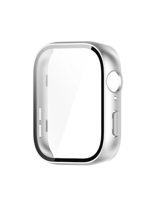 Πλαστική Θήκη με Τζαμάκι σε Ασημί χρώμα για Huawei Watch Fit 3 Πλαστική Θήκη με Τζαμάκι σε Ασημί χρώμα για Huawei Watch Fit 3