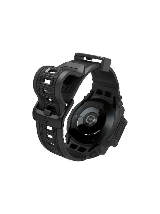 Spigen Rugged Armor Pro Θήκη Σιλικόνης σε Μαύρο χρώμα για Samsung Galaxy Watch 7 (40 mm)