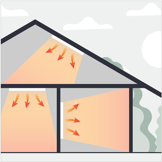 Greenie Infrared Heating Panel Wall Glass 720W 120cm