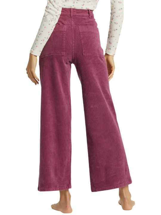 Billabong Damen Stoff Palazzo-Hose Blackberry