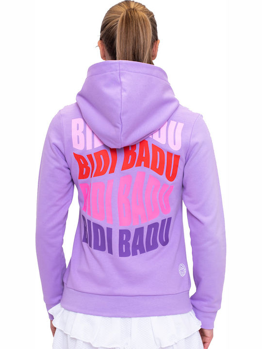 Γυναικείο Φούτερ με Κουκούλα Lilac