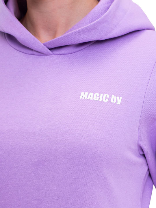 Γυναικείο Φούτερ με Κουκούλα Lilac