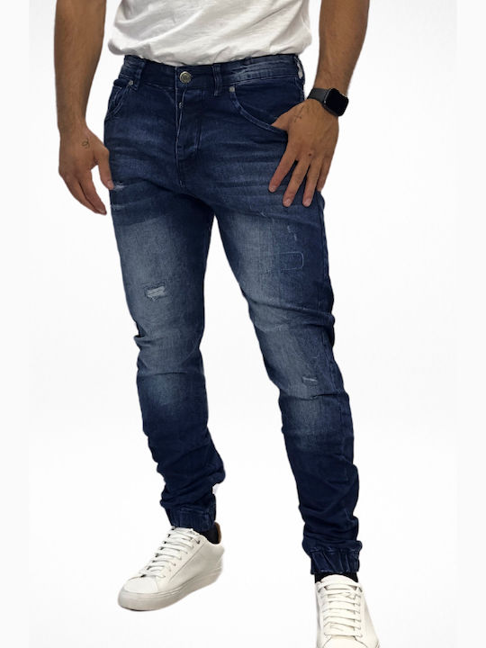 Senior Men's Jeans Pants Blue