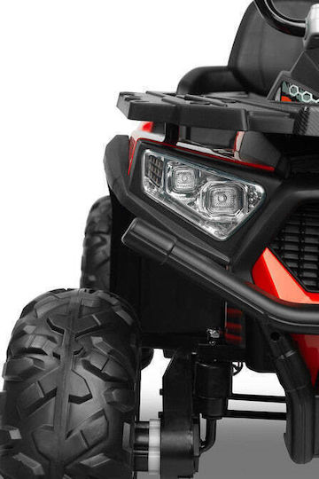 Copil Electric Masina Cu un loc cu Telecomanda Quad Gigant 12 volți Roșu