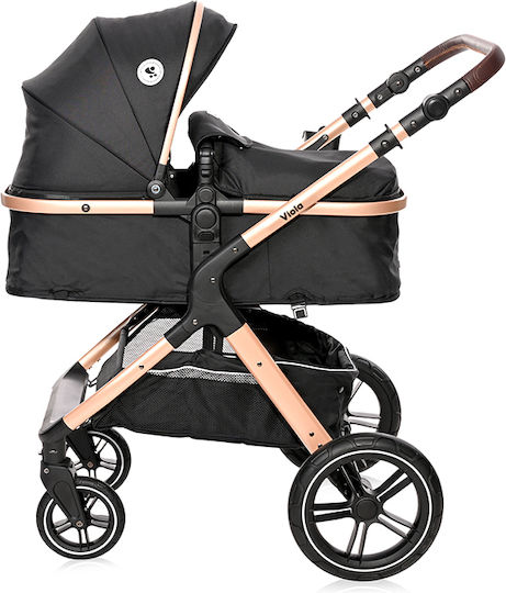 Lorelli Viola 3 in 1 Бебешка количка 3 в 1 Черни диаманти 11.6кг