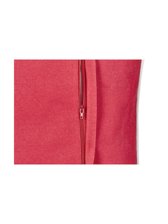 Decorative Pillow Embroidery Cotton Red Siderasis 45 X 45 Cm