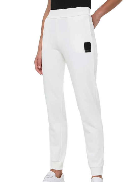 Armani Exchange Damen-Sweatpants Weiß