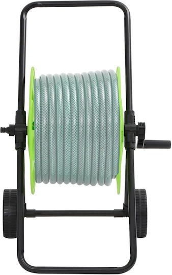 vidaXL Wheeled Watering Wind for Hose up to 60m