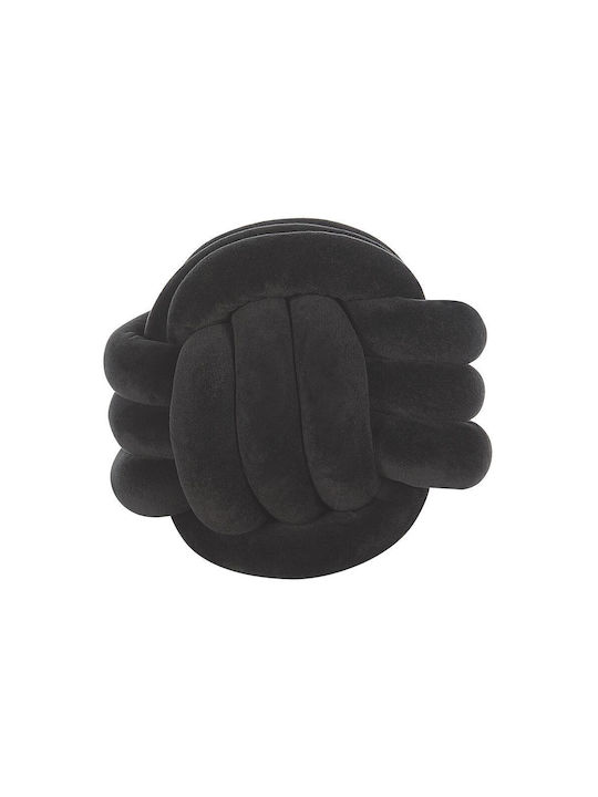 Velvet Decorative Pillow Black Malni 30 X 30 Cm