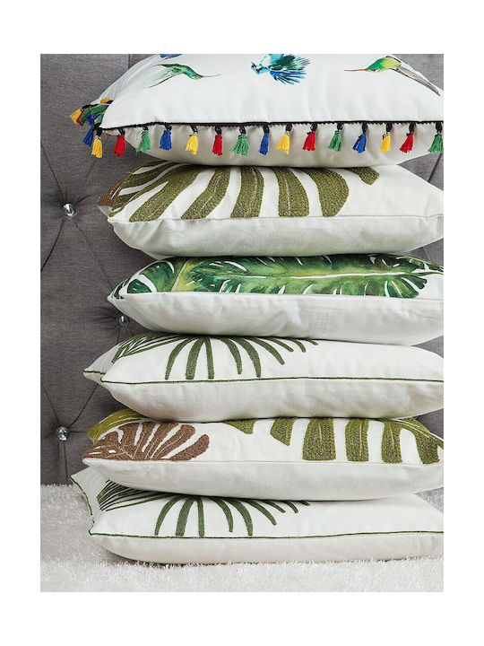 Set 2 Colorful Mallow Cushions 45 X 45 Cm