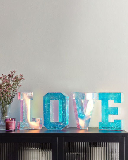 Beliani Neon Φωτιστικό LED Love