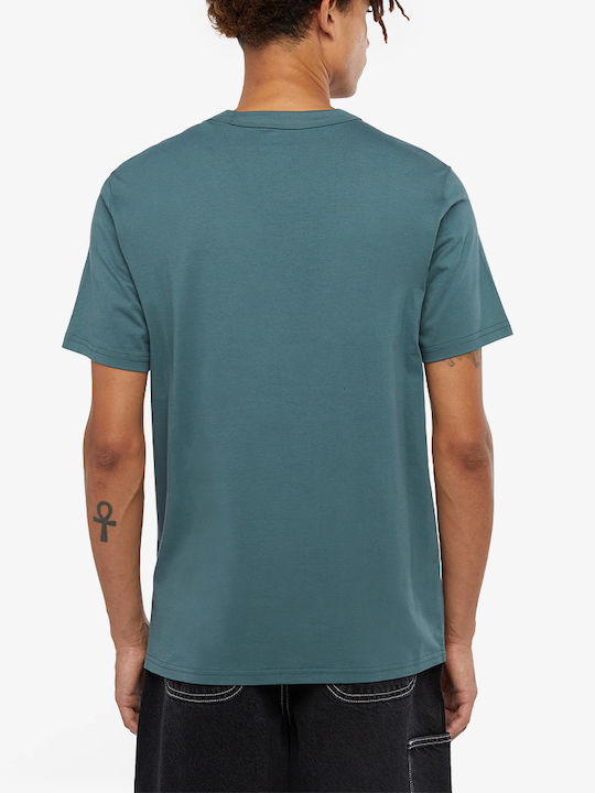 Dickies Aitkin T-shirt Bărbătesc cu Mânecă Scurtă Lincoln Green, Surf Blue