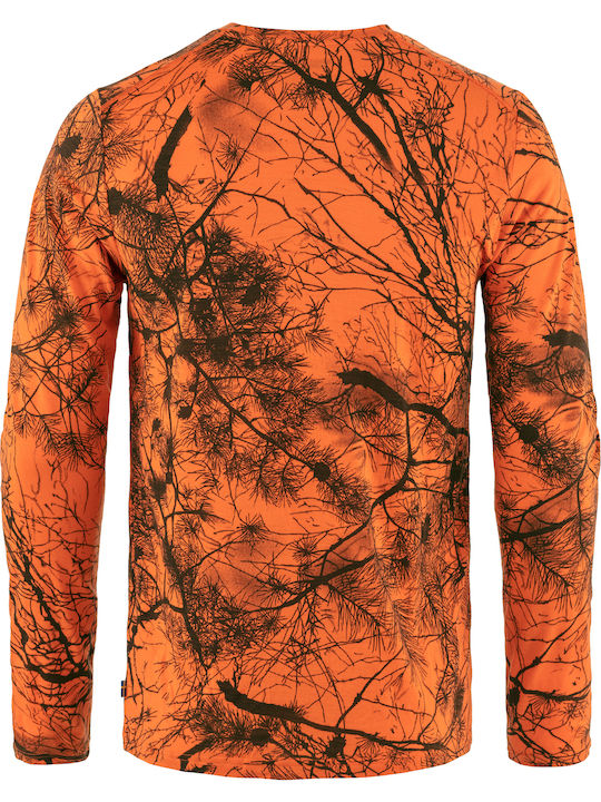 Long Sleeve Sweater Orange Camo