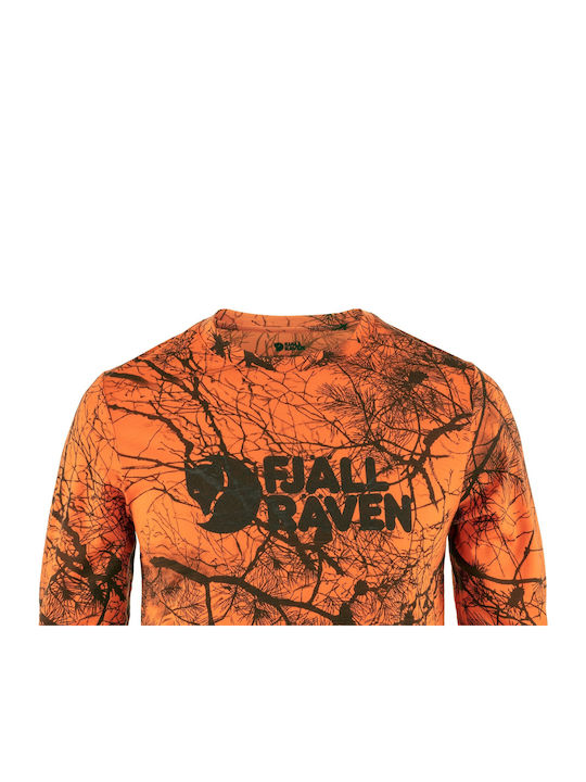 Long Sleeve Sweater Orange Camo