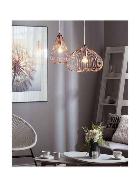 Beliani Pendant Light Single-Light Bronze