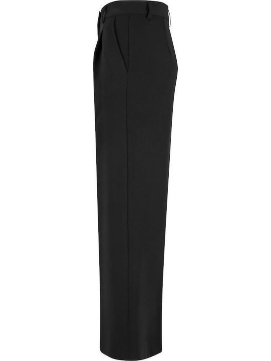 Damen Stoff Hose Black