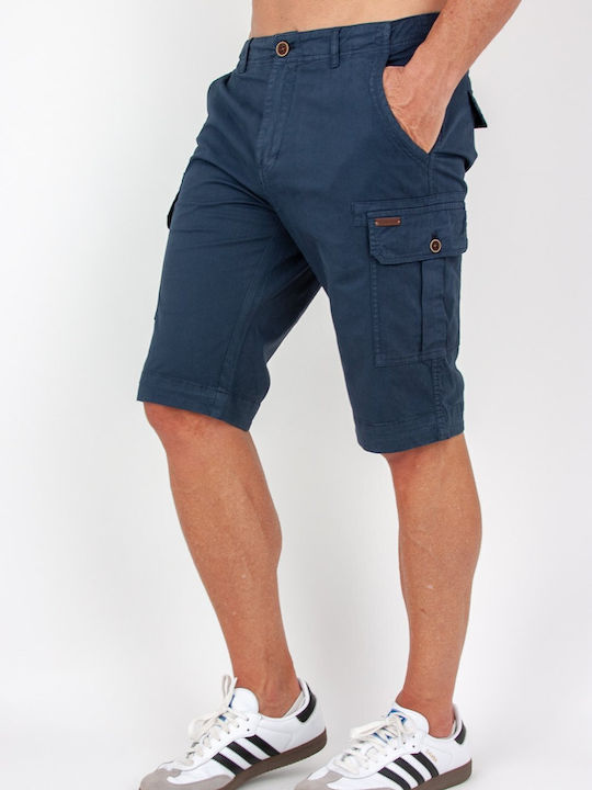 Cotton Green Herrenshorts Cargo Marineblau