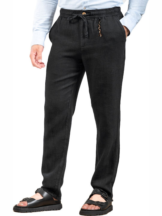 Vittorio Artist Island Trousers Black