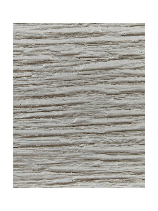Beliani Γλάστρα Πλαστική Light Gray 26x26x60εκ.