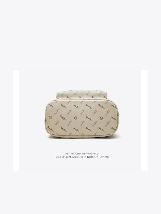 Women's Bag Backpack Beige