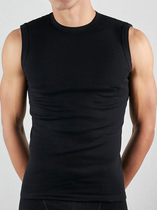 Ανδρικές Φανέλες Αμάνικες μαύρο 2Pack