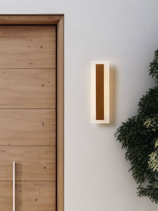Beliani Iluminat Exterior Montat Pe Perete Led