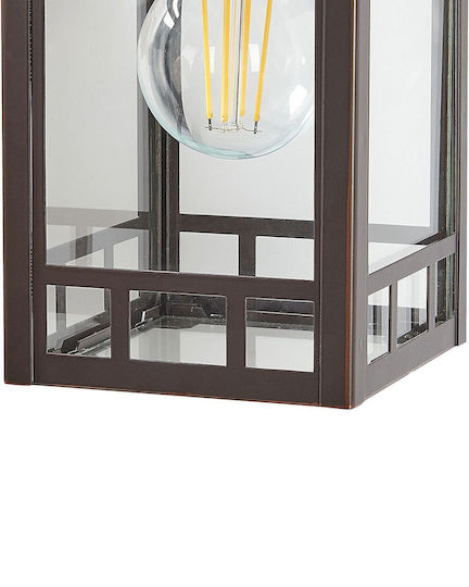 Beliani Iluminat Exterior Montat Pe Perete Lampion