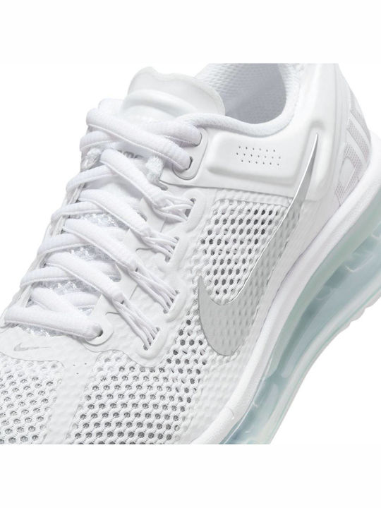 Air Max 2013 GS Αθλητικά Παιδικά Παπούτσια Running με Κορδόνια Λευκά