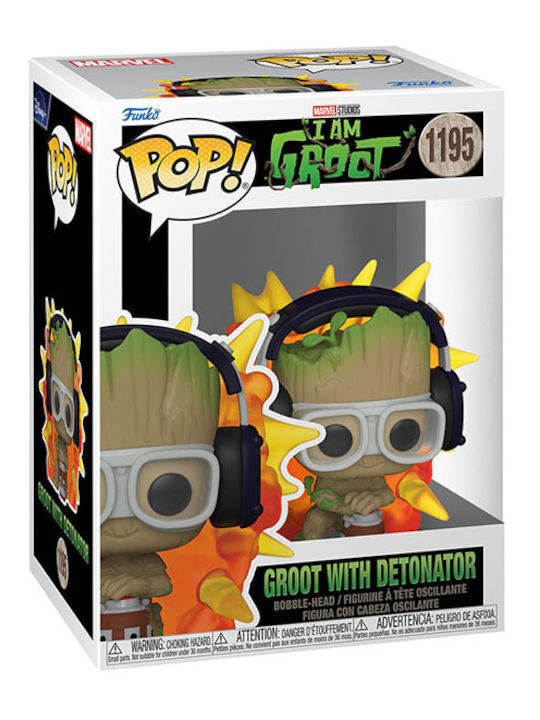 Funko Pop I Am Groot Groot W Detonator #1195 Figure