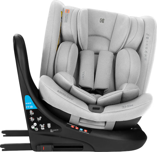 Kikka Boo I-Roll Καθισματάκι Αυτοκινήτου i-Size με Isofix Light Grey 0-36 kg