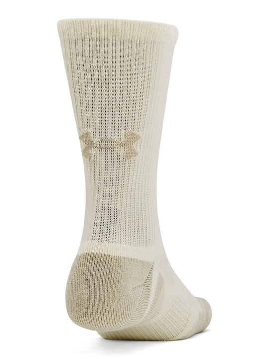 Under Armour Ua Performance Tech Running Socks Beige 3 Pairs