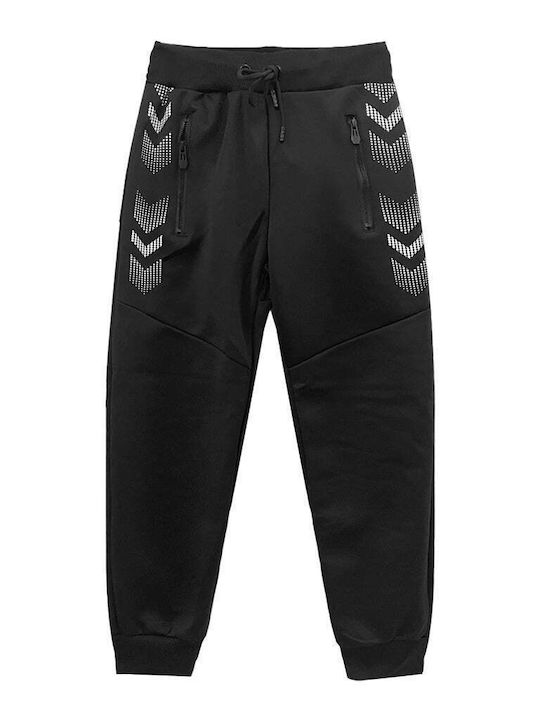 Ustyle Herren-Sweatpants-Set Schwarz