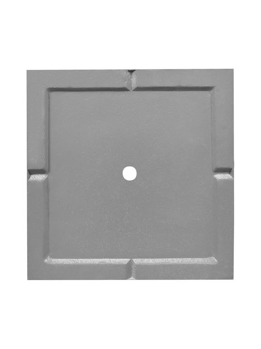 Gray Dion Planter 40 X 40 X 77 Cm
