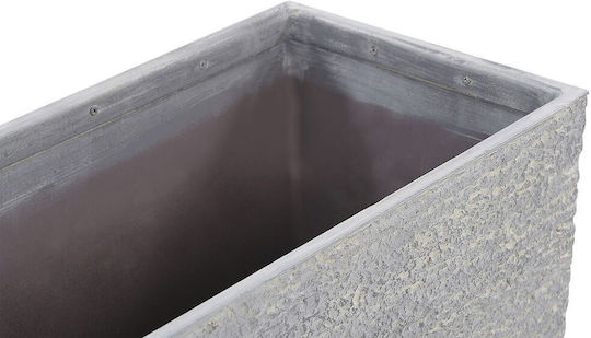 Planter 29 X 70 X 50 Cm Gray Edessa