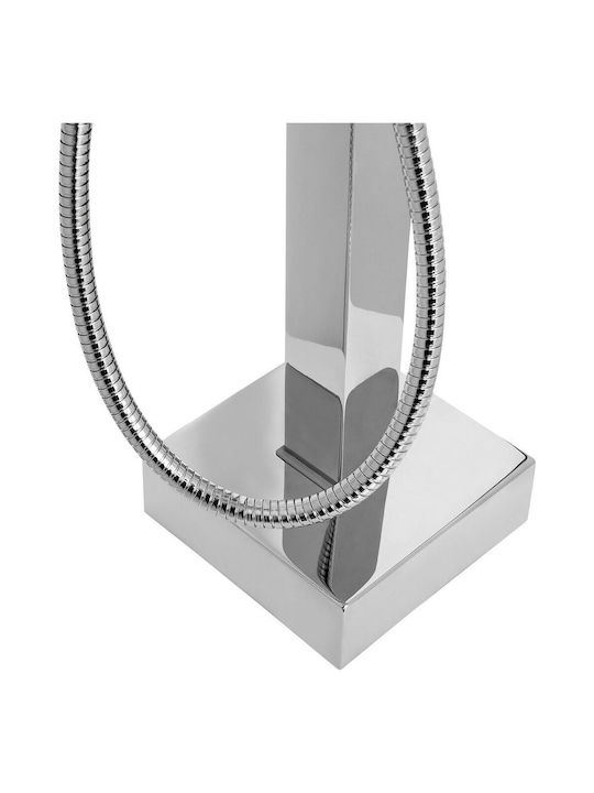 Beliani Mischungs Badewannenarmatur Komplettes Set Silber