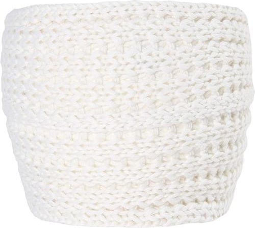 Unisex Headband Knitted in White color