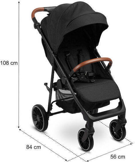 Caretero Elma Καρότσι Μωρού Black 8.5kg