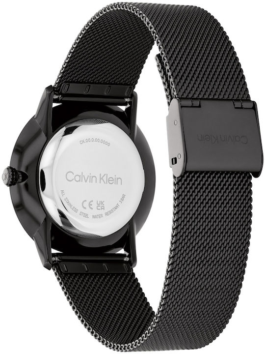 Calvin Klein Ρολόι Μπαταρίας με Μεταλλικό Μπρασελέ Calvin Klein Ρολόι Μπαταρίας με Μεταλλικό Μπρασελέ