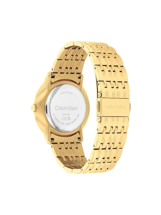 Calvin Klein Watch with Gold Metal Bracelet