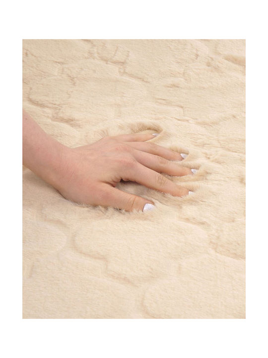 Beliani Gharo Χαλί Ορθογώνιο Beige 160x230cm
