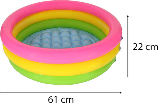 Intex Sunset Glow Baby Children's Round Swimming Pool PVC 28L Inflatable 61x22cm