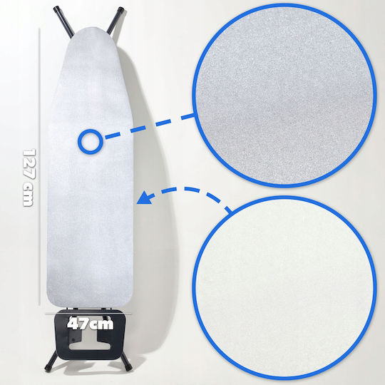 Kadax Ironing Board Cover Gray 127x47cm