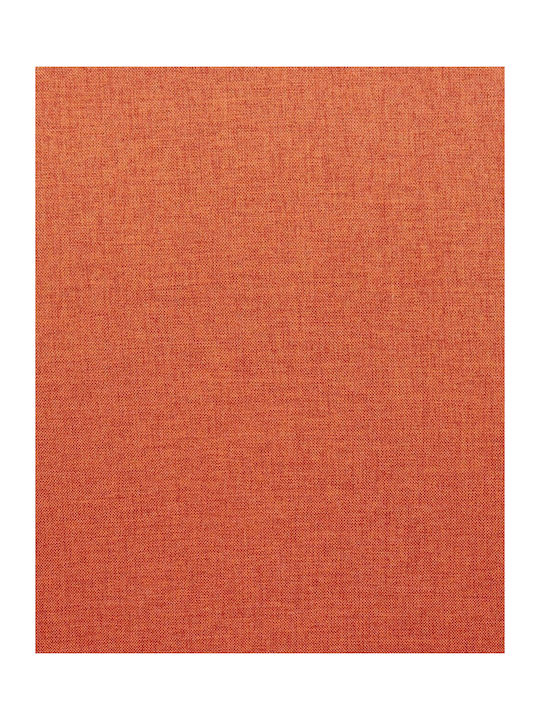 Dining Chair Set 2 Fabric Orange Elim